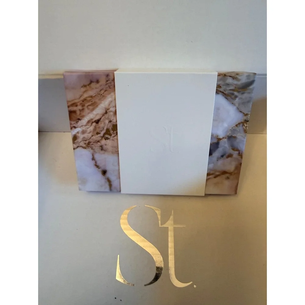 Seint Beauty Double Decker Magnetic Makeup Palette Pink Marble Empty Compact